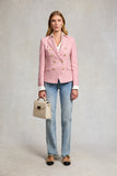 Knightsbridge Blazer (Light Pink Puppytooth)