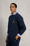 Relaxed Fit Crew Neck Sweat (Ink Navy)