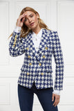 Knightsbridge Blazer (Large Scale Navy Houndstooth)
