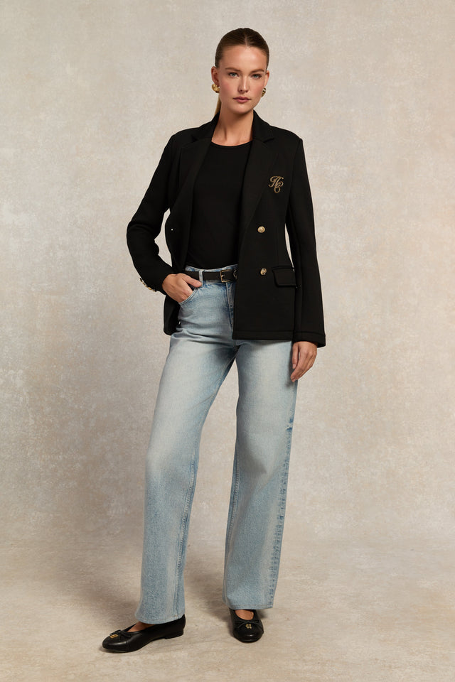 Relax Fit Crew Neck Tee (Black)