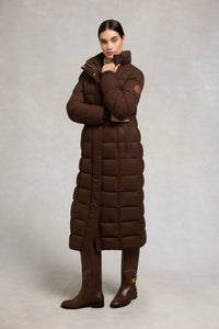 Crawford Longline Coat (Cocoa Mini Flock)