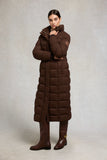 Crawford Longline Coat (Cocoa Mini Flock)