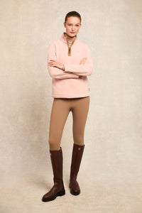 Country Fleece Quarter Zip (Soft Pink)