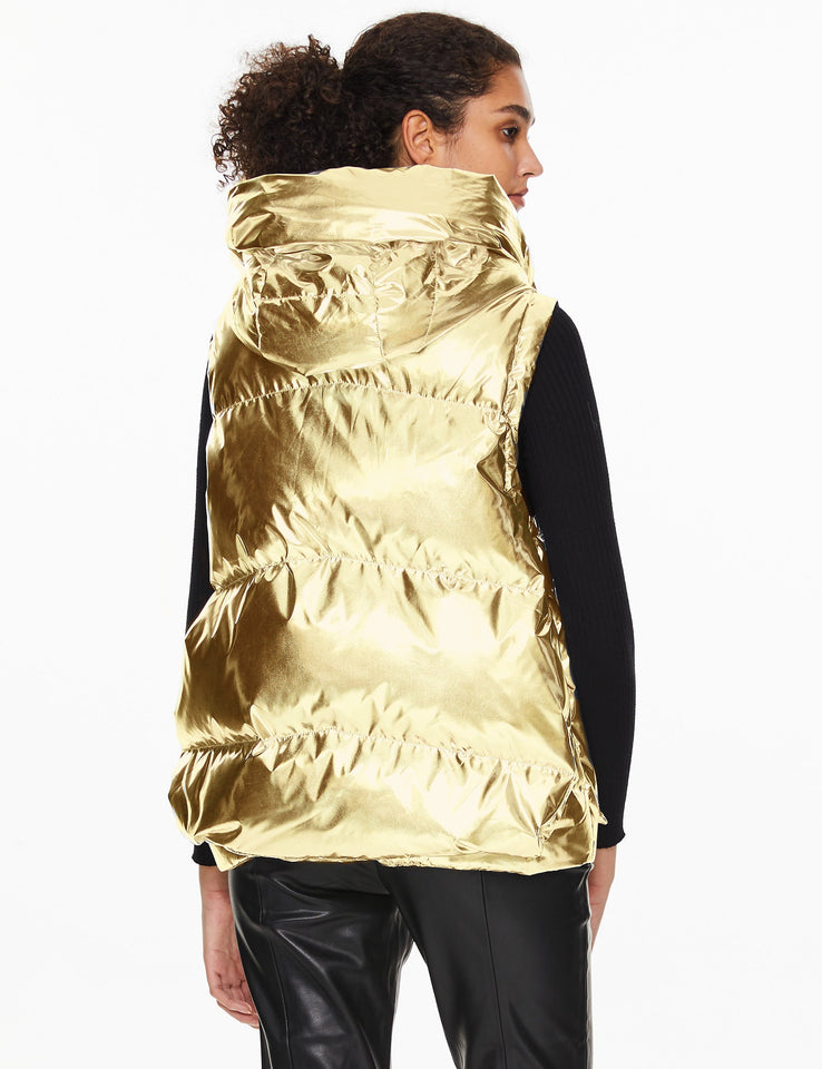 092 Universe® Cropped Chrome Down Vest