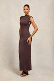 Harper Maxi Dress (Chocolate)