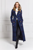 Full Length Marlborough Trench Coat (Heather Tartan)