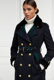 Gold Label Trench (Soft Navy Blackwatch)