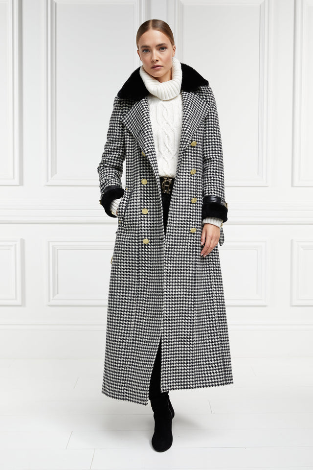 Gold Label Trench (Houndstooth)