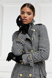 Full Length Marlborough Trench Coat (Houndstooth)