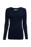 Seattle V-Neck Knit (Ink Navy)