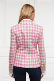Knightsbridge Blazer (Pink Large Scale Houndstooth)