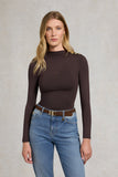 Harper Long Sleeve Top (Walnut)