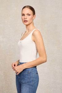 Ruby Knitted Vest (White)