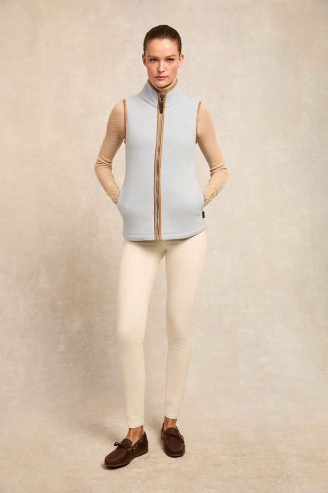 Country Fleece Gilet (Pale Blue)
