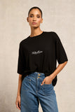 Oversized Monogram Tee (Black)