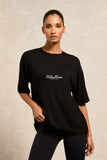 Oversized Monogram Tee (Black)