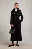 Gatcombe Full Length Trench Coat (Black)