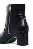 Regency Mid Heel Ankle Boot (Black)