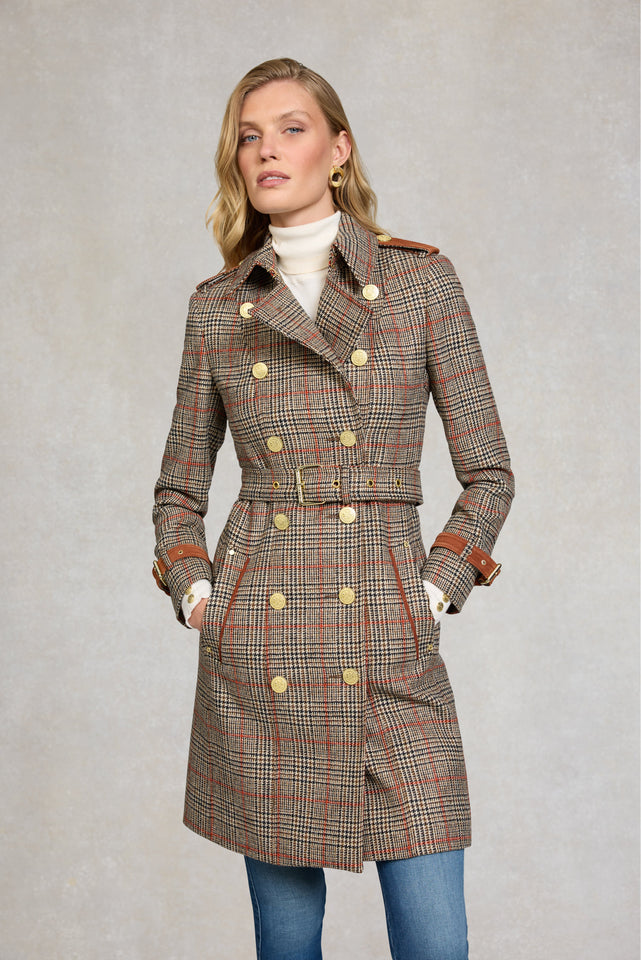 Marlborough Trench Coat (Orange Windsor)