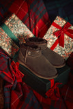 Ultra Mini Shearling Boot (Chocolate)