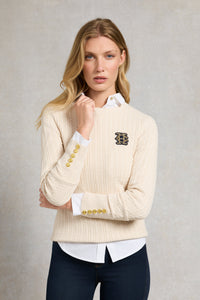 Princeton Crew Neck Knit (Almond)