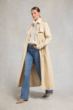 Gatcombe Full Length Trench Coat (Stone)