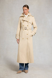 Gatcombe Full Length Trench Coat (Stone)