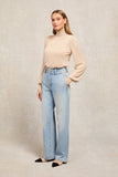 Tailored Wide Leg Jean (Vintage Indigo)