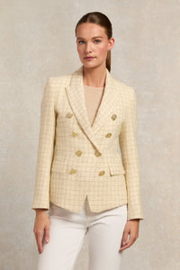 Knightsbridge Blazer (Ivory Sparkle Tweed)