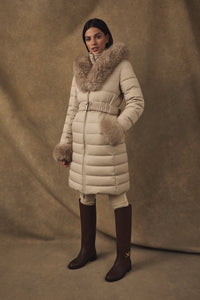 Vostock Belted Coat (Stone)