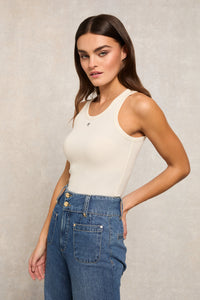Rebecca Rib Tank (Natural)