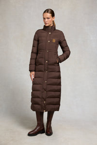 Milton Longline Coat (Chocolate)