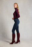 Essential Roll Neck (Burgundy)