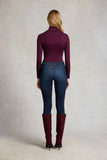 Essential Roll Neck (Burgundy)