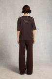Oversized Monogram Tee (Walnut)