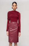 Dorian Skirt - Burgundy