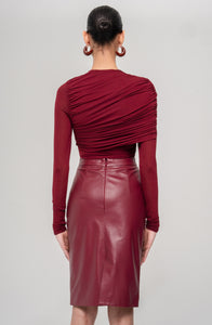 Dorian Skirt - Burgundy