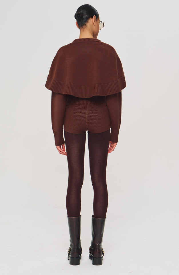 Evian Knit Top - Brown