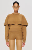 Neoma Knit Shorts - Camel