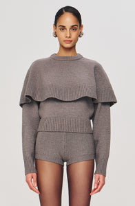 Neoma Knit Shorts - Grey