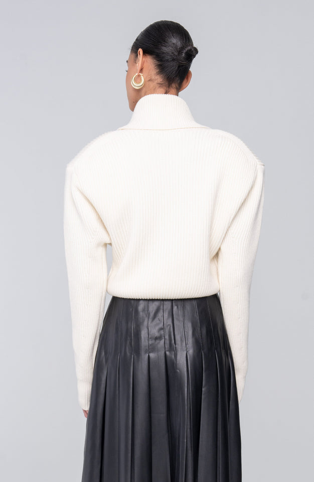 Camilla Knit Top - Ivory