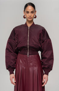 Elodie Jacket - Cabernet