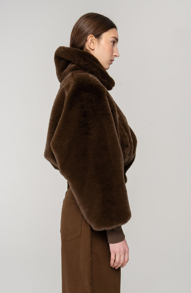 Clemence Faux Fur Jacket