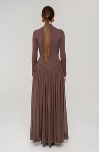 Speck Knit Dress - Chicory