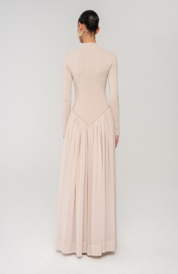 Speck Knit Dress - Sand