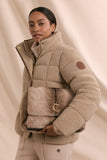 Crawford Padded Jacket (Natural Borg)