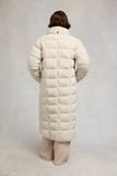 Crawford Longline Coat (Natural Borg)
