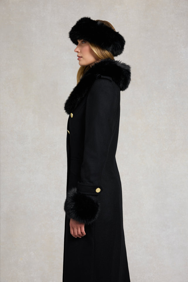 Faux Fur Headband (Black)