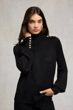 Chamonix Roll Neck Knit (Black)