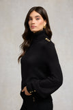 Chamonix Roll Neck Knit (Black)